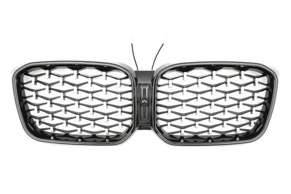 LED Grille BMW X3 / X4 G01 / G02 LCI (2021-2024) - GCP Black / Chrome
