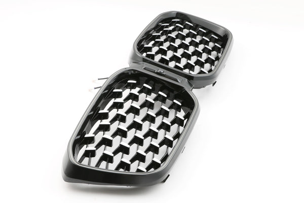 LED Grille BMW X3 / X4 G01 / G02 LCI (2021-2024) - GCP Black / Chrome