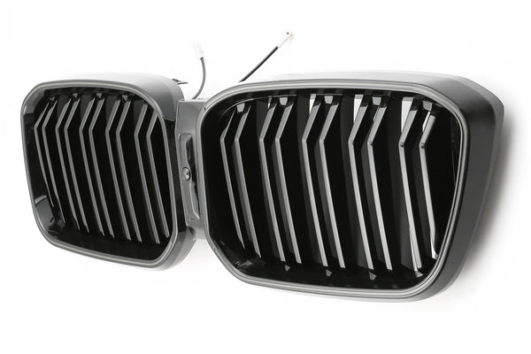 LED Grille BMW X3 / X4 G01 / G02 LCI (2021-2024) - GCP Double Slat Gloss Black