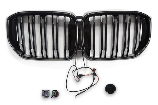 LED Grille BMW X5 G05 LCI (2023-2026) - GCP LED Gloss Black