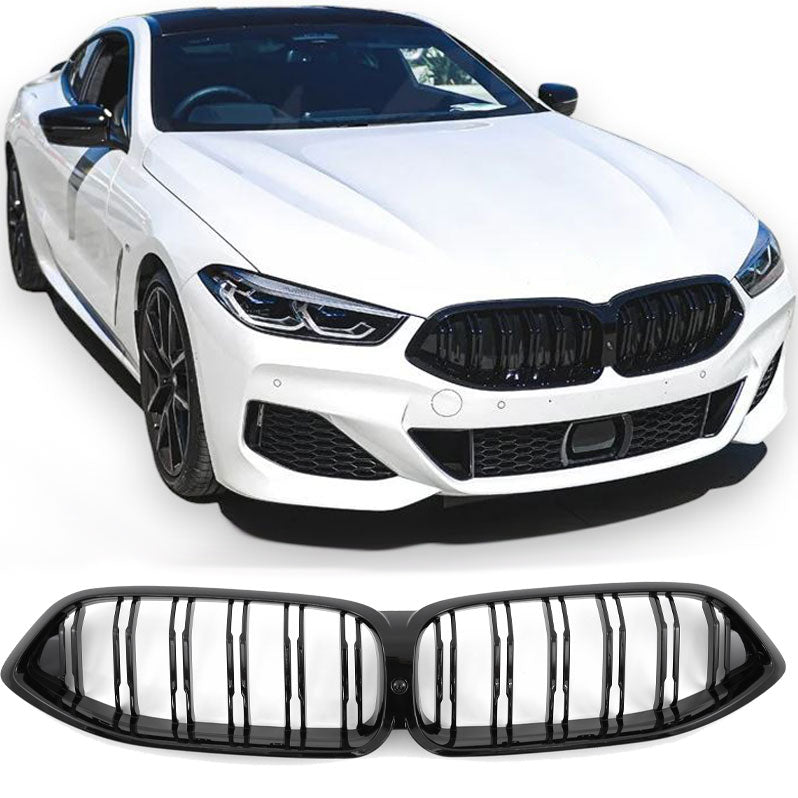 Grille BMW 8 Series G14 / G15 / G16 Pre-LCI (2018-2022) – Gloss Black