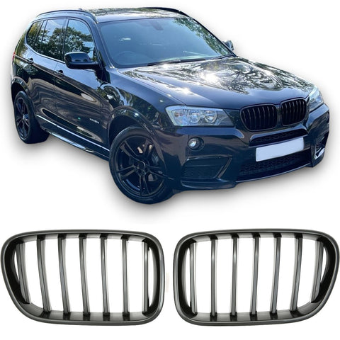 Grille BMW X3 F25 Pre-LCI (2010-2014) - GCP Double Bar Gloss Black