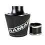 Cone Air Filter 90 mm Neck with Silicone Coupler, Black, Universal – JS-090-BK-KIT