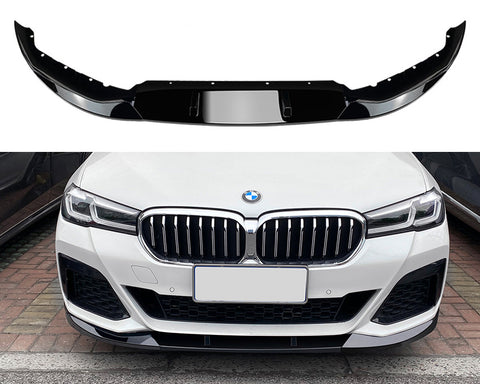 Lip Spoiler Frontal BMW Serie 5 G30 / G31 M Sport LCI (2020-2024) - GCP Preto Brilhante