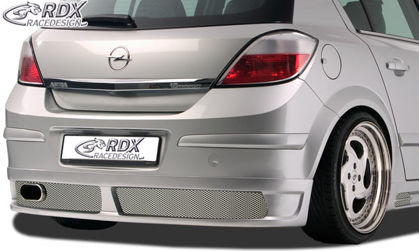 Rear Bumper Extension for OPEL / VAUXHALL Astra H 4/5 doors - RDX