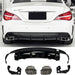 Rear Diffuser + Exhaust Tips Mercedes CLA C117 / X117 AMG Line (2013-2019) – Gloss Black