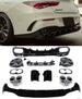 Rear Diffuser + Exhaust Tips Mercedes CLA W118 / C118 AMG Line (2019-2023)