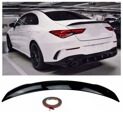 Spoiler Traseiro Mercedes CLA C118 (2019-2025) - GCP Preto Brilhante