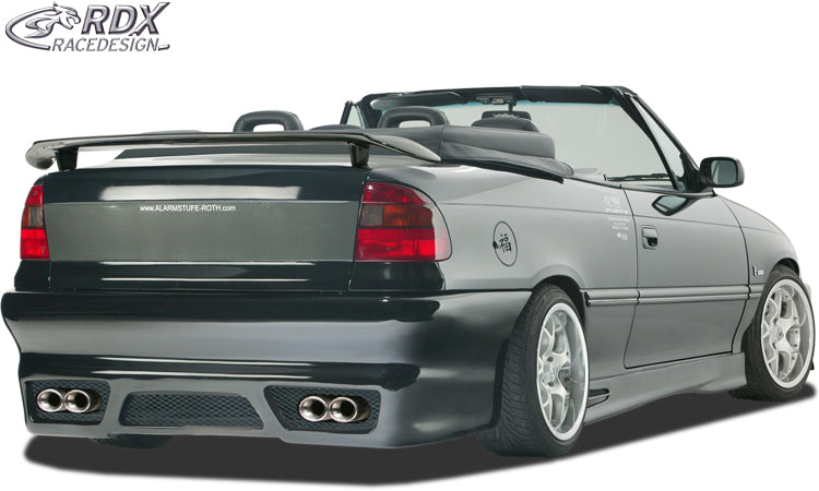 RDX rear spoiler for the Opel / Vauxhall Astra F Convertible and Sedan – image 1 of 3