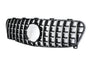 Grille Mercedes GLA X156 Facelift (2017-2020) – Black / Chrome – view 3