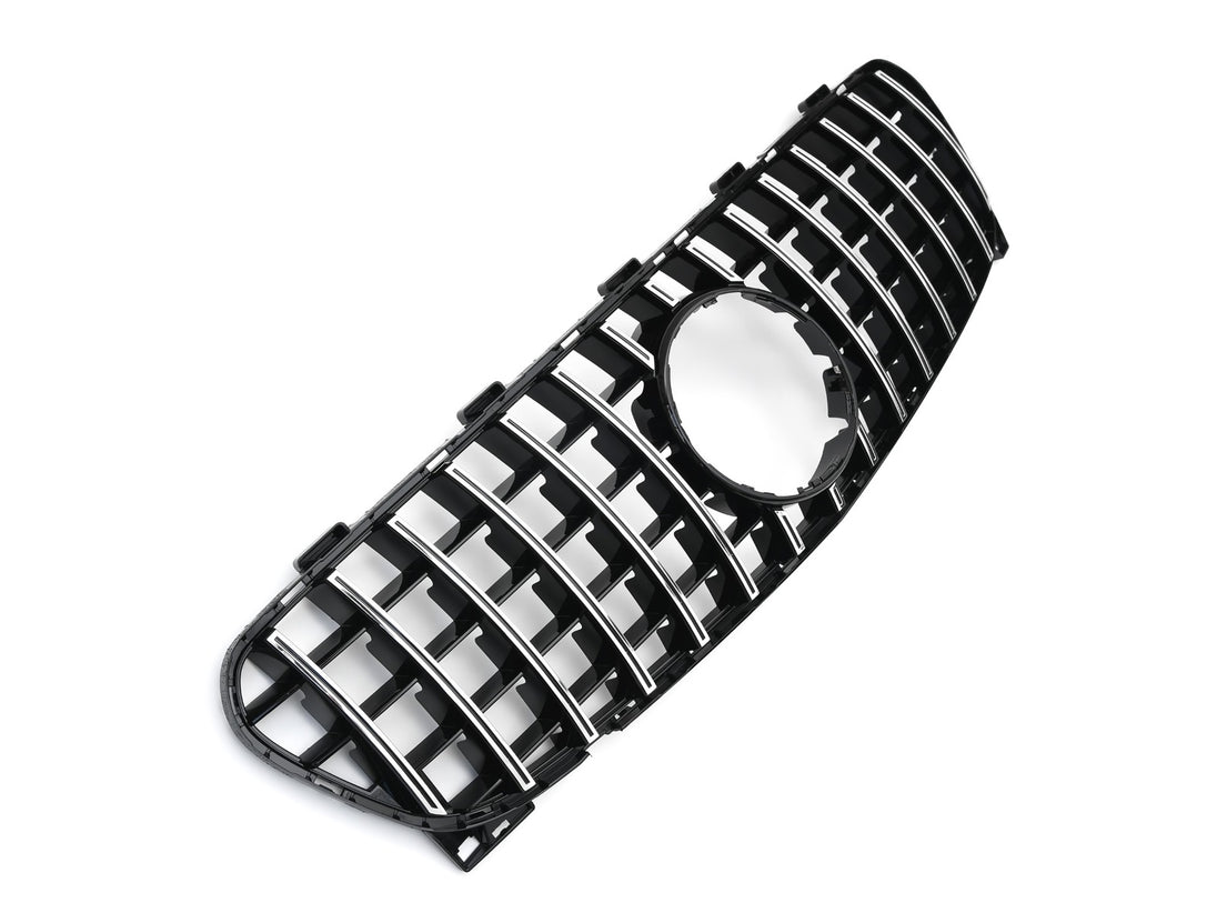 Grille Mercedes GLA X156 Facelift (2017-2020) – Black / Chrome – view 4