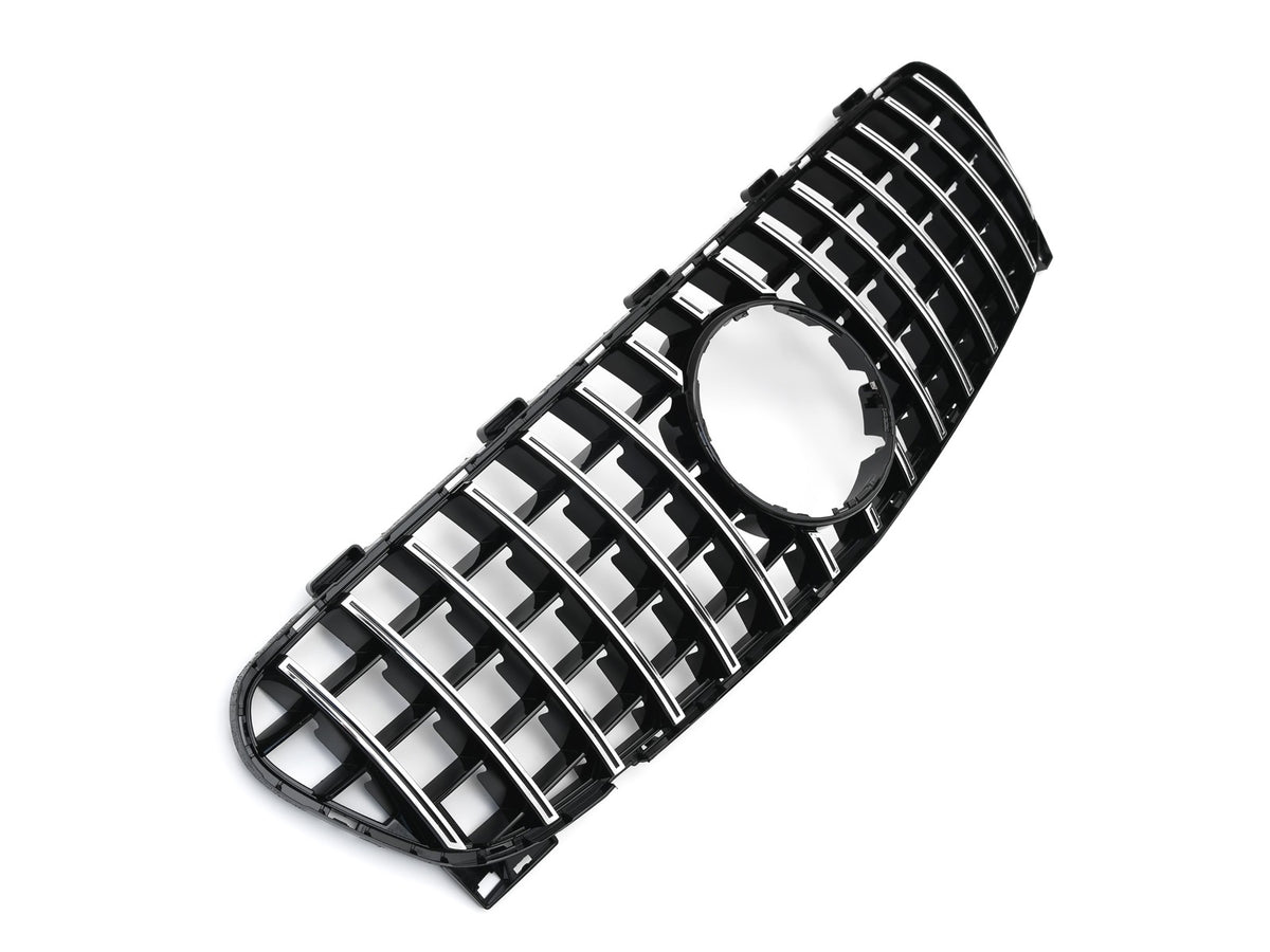 Grille Mercedes GLA X156 Facelift (2017-2020) – Black / Chrome – view 4