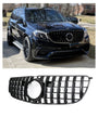 Grille Mercedes GLS X166 Facelift (2016-2019) – Gloss Black