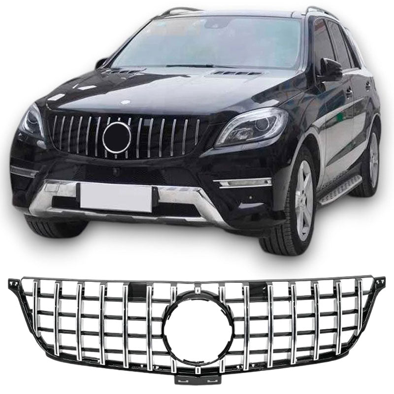 Grille Mercedes M-Class W166 (2012-2015) – Black / Chrome