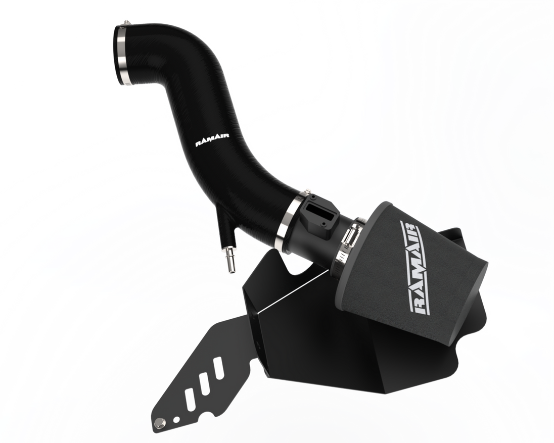 Foam Intake Kit Ford Fiesta MK7 ST180 1.6T, with Black Intake Hose – Ramair BUNDLE-JSK-180-RIP-BK