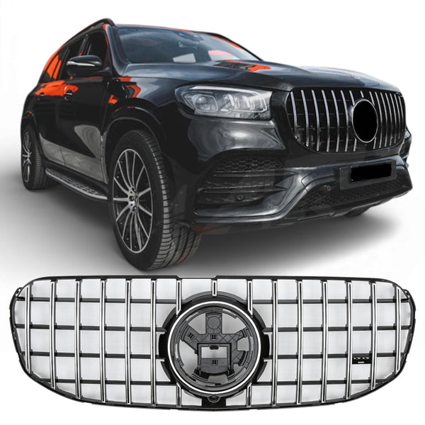 Grille Mercedes GLS X167 (2019-2023) - GCP Panamericana GT Black / Chrome