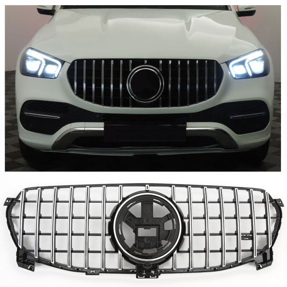 Grille Mercedes GLE V167 / C167 Standard / Off-road (2019-2023) – Black / Chrome
