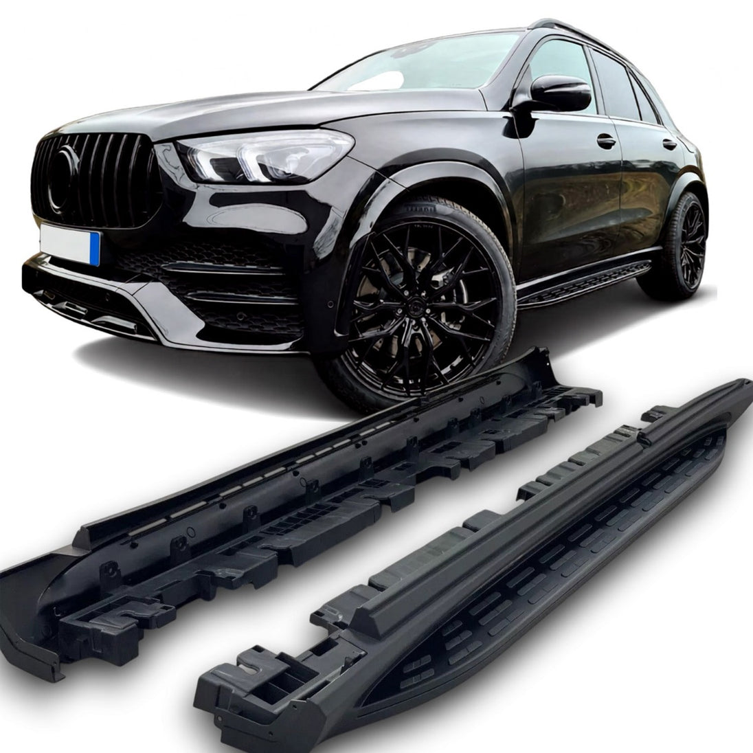 Running Boards Mercedes GLE V167 (2019+) – Black