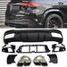 Rear Diffuser + Exhaust Tips Mercedes GLE W167 AMG Line (2019-2023) – Black / Chrome