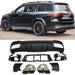 Rear Diffuser + Exhaust Tips Mercedes GLS X167 AMG Line (2019+) – Black / Chrome
