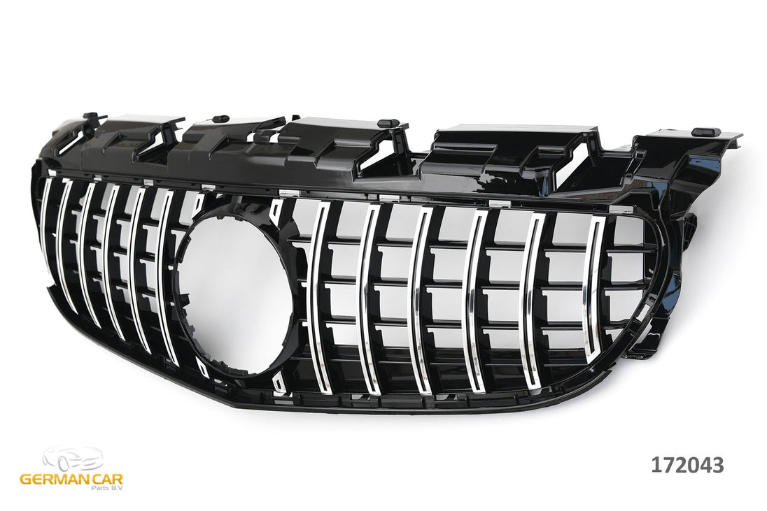 Grille Mercedes SLC R172 (2016-2020) – Black / Chrome – view 3
