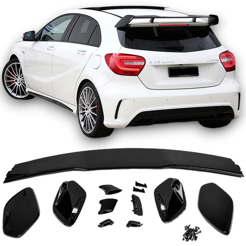 Alerón de Techo Mercedes Clase A W176 (2012-2018) - GCP Negro Brillo