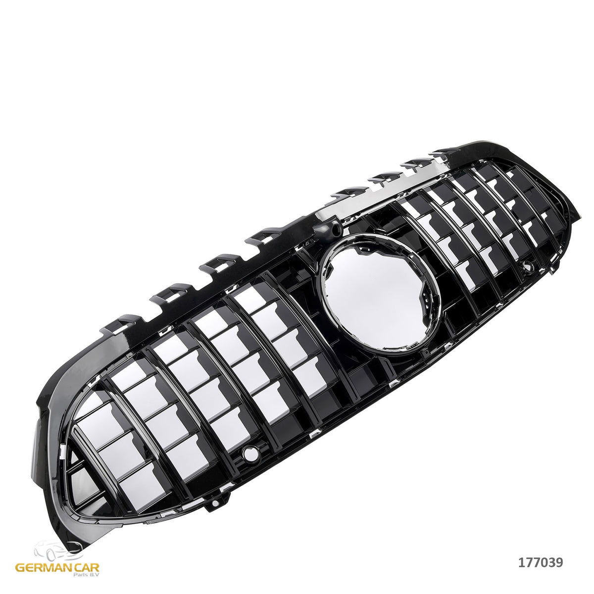 Grille Mercedes A-Class W177 / V177 Pre-Facelift (2018-2022) – Gloss Black – view 3