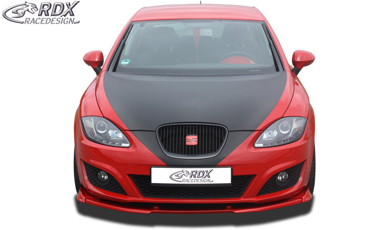 RDX VARIO-X front lip splitter for the SEAT Leon 1P facelift (2009+, not FR or Cupra) – image 2 of 5