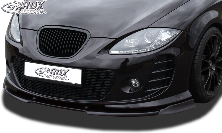 RDX VARIO-X front lip splitter for the SEAT Leon 1P facelift (2009+) with the SEAT aerodynamic kit – image 3 of 3