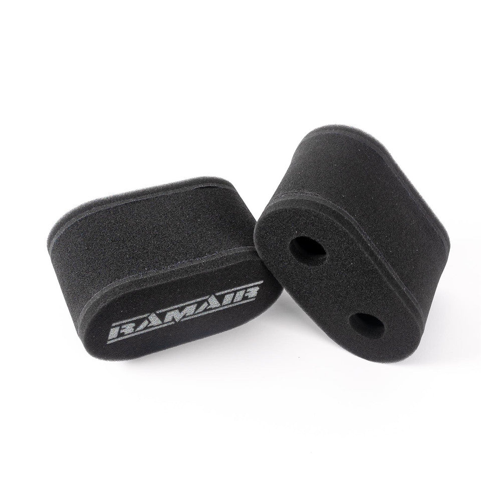 Motorcycle Carb Sock Foam Air Filter Twin Inlet 29 mm, Universal – Ramair MS-017