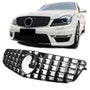 Grille Mercedes C-Class W204 / C204 (2007-2014) – Gloss Black