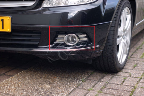 Fog Light Trims Mercedes C-Class W204 - GCP Chrome
