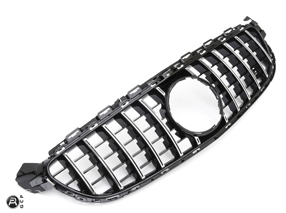 Grille Mercedes C-Class W205 / S205 / A205 / C205 C63 AMG (2014-2021) – Black / Chrome