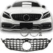 Grille Mercedes C-Class W205 / S205 / A205 / C205 Avantgarde / AMG Line (2014-2021) – Gloss Black