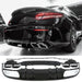 Rear Diffuser + Exhaust Tips Mercedes C-Class C205 / A205 AMG Line (2014-2020) – Black / Chrome