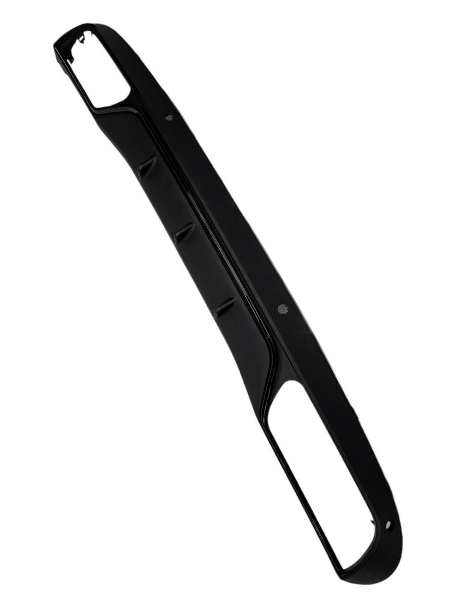 Rear Diffuser + Exhaust Tips Mercedes C-Class W205 / S205 Avantgarde / Standard (2014-2021) – Gloss Black – view 2