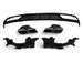 Rear Diffuser + Exhaust Tips Mercedes C-Class W205 / S205 Avantgarde / Standard (2014-2021) – Gloss Black
