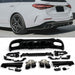 Rear Diffuser + Exhaust Tips Mercedes C-Class W206 / S206 AMG Line (2021+) – Gloss Black