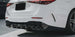Rear Diffuser + Exhaust Tips Mercedes C-Class W206 / S206 AMG Line (2021+) – Black / Chrome – view 4