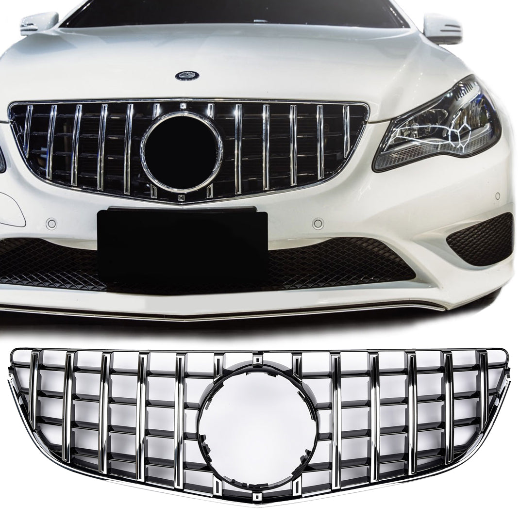 Grille Mercedes E-Class C207 / A207 Facelift (2013-2017) – Black / Chrome