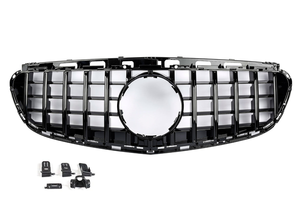 Grille Mercedes E-Class W212 / S212 Avantgarde / AMG Line Facelift (2013-2015) – Gloss Black