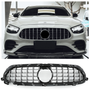 Grille Mercedes E-Class W213 / S213 / C238 / A238 AMG Line Facelift (2020-2023) – Black / Chrome