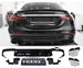 Rear Diffuser + Exhaust Tips Mercedes E-Class W213 AMG Line Facelift (2020-2023) – Black / Chrome