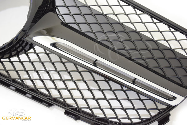 Grille Mercedes GLK X204 Facelift (2012-2015) - GCP Black / Chrome
