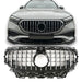 Grille Mercedes E-Class W214 / S214 / X214 AMG Line / Avantgarde (2023+) – Black / Chrome