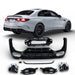 Rear Diffuser + Exhaust Tips Mercedes E-Class W214 / S214 AMG Line (2023+) – Black