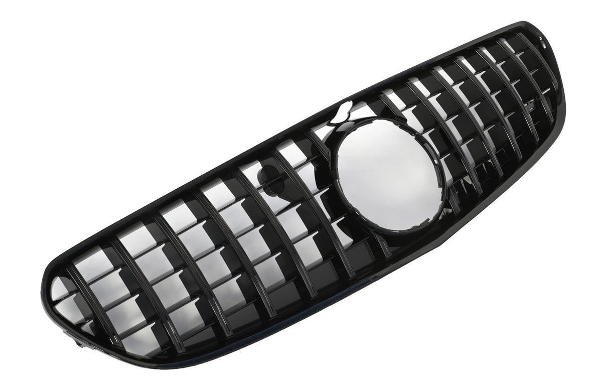 Grille Mercedes S-Class C217 / A217 (2014-2020) – Gloss Black – view 2