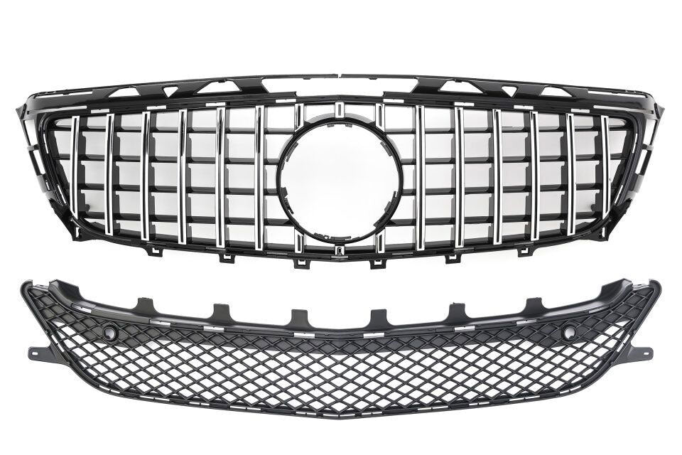 Grille Mercedes CLS W218 / X218 Standard Pre-Facelift (2011-2014) – Black / Chrome – view 2