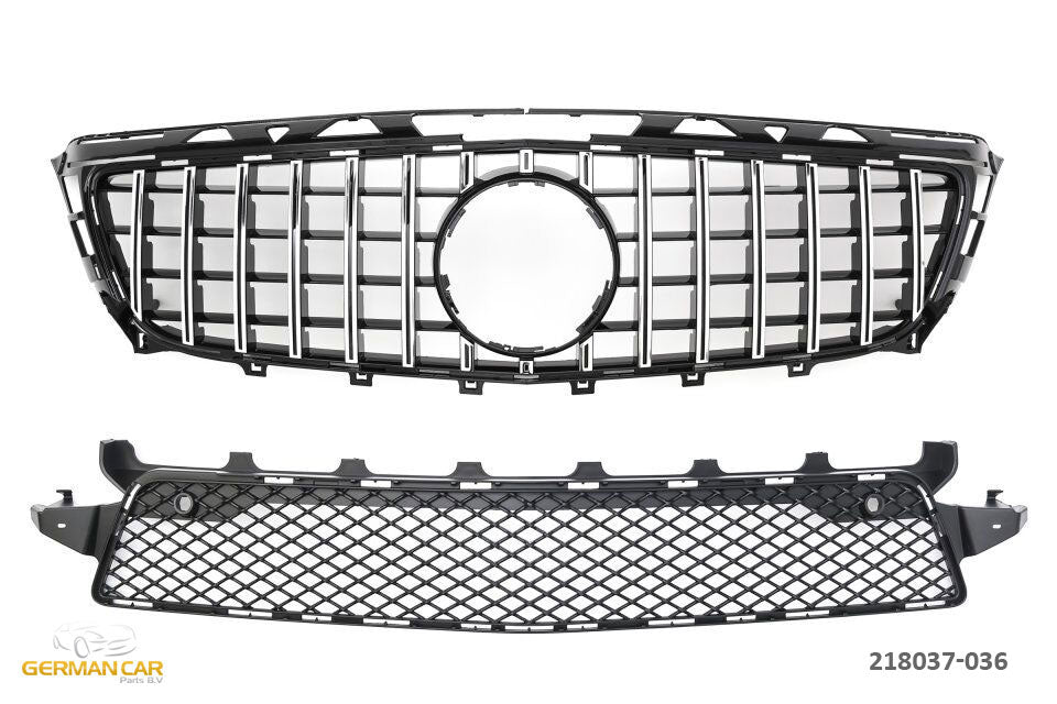 Grille Mercedes CLS W218 / X218 AMG Line Pre-Facelift (2011-2014) – Black / Chrome – view 3