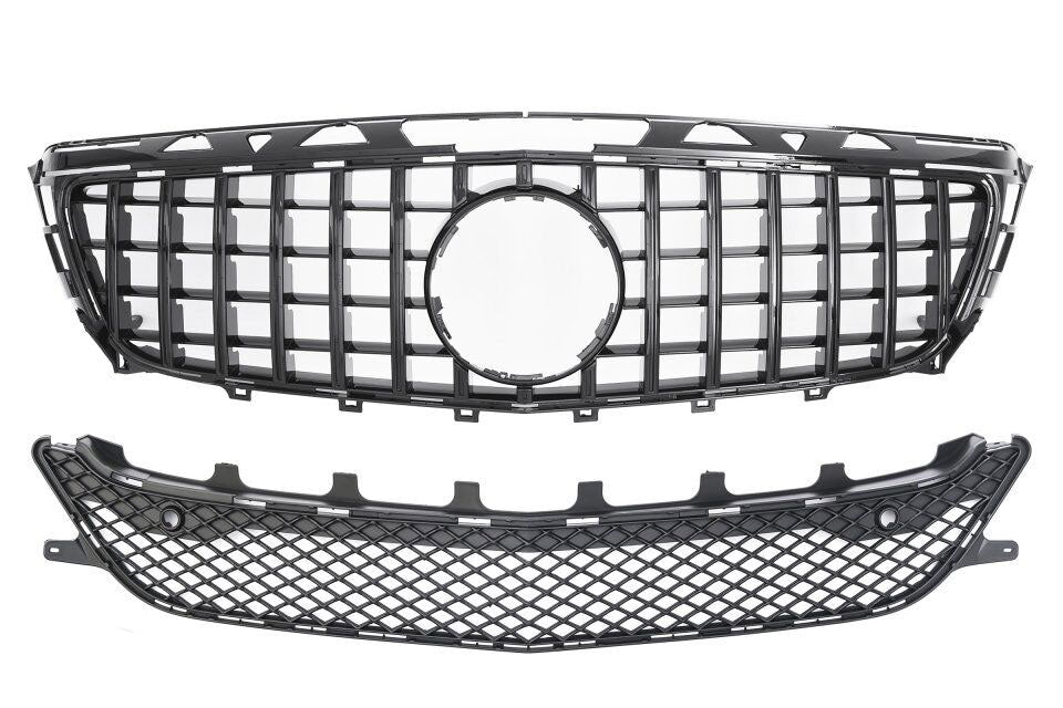 Grille Mercedes CLS W218 / X218 Standard Pre-Facelift (2011-2014) – Gloss Black – view 2